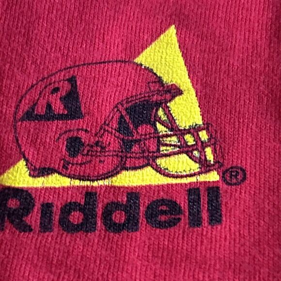 Vintage 1997 Kansas City Chiefs‎ Riddell T-Shirt Single Stitch 90s XXL-READ Hole - Picture 11 of 12